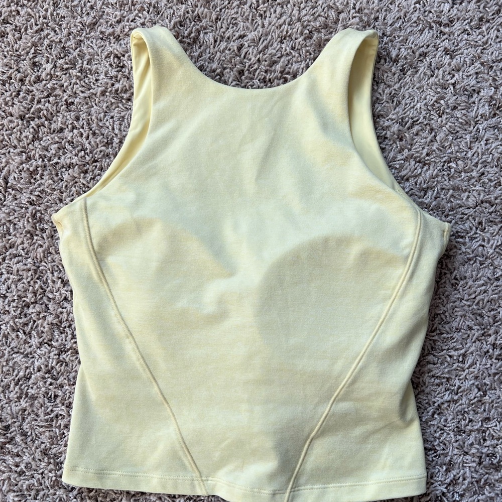 BuffBunny Light Yellow Tank Top